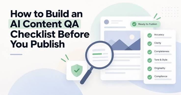 Editorial Quality Checklist for AI-Generated Copy
